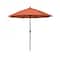 California Umbrella 7.5' Bronze Aluminum Market Patio Umbrella, Olefin Sunset 194061336557 - alternate 1